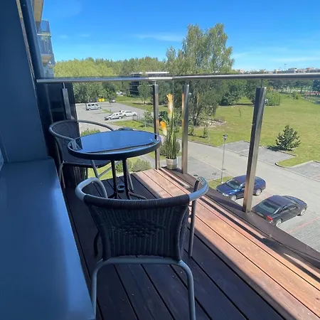 Апартаменты Bright In Palanga-ac-balcony-self Check-in