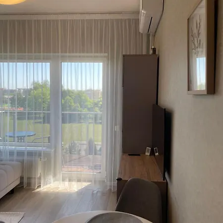 Bright In Palanga-ac-balcony-self Check-in