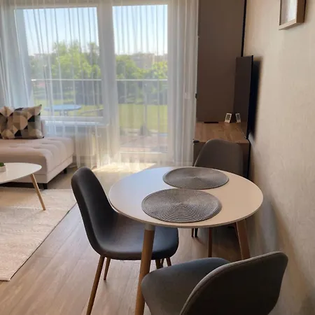 Bright In Palanga-ac-balcony-self Check-in 아파트 팔랑가