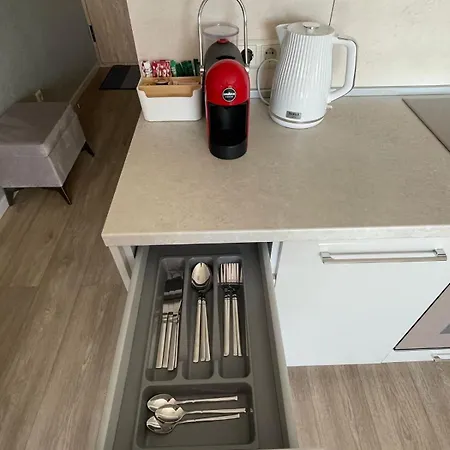 Bright In Palanga-ac-balcony-self Check-in *