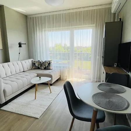 Bright In Palanga-ac-balcony-self Check-in 아파트 *