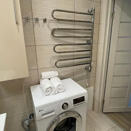 Bright In Palanga-ac-balcony-self Check-in *