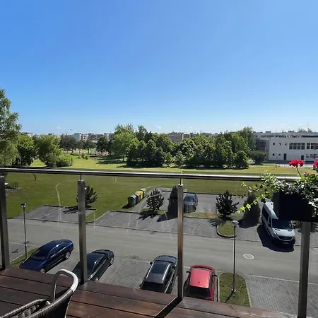 Bright In Palanga-ac-balcony-self Check-in * بالانغا