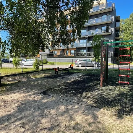 Bright In Palanga-ac-balcony-self Check-in *
