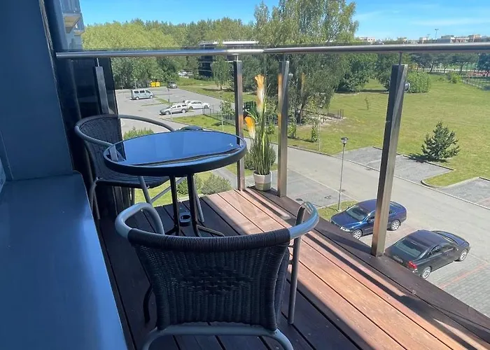 Apartmán Bright In Palanga-ac-balcony-self Check-in