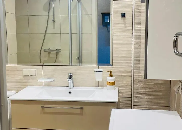 شقة Bright In Palanga-ac-balcony-self Check-in بالانغا