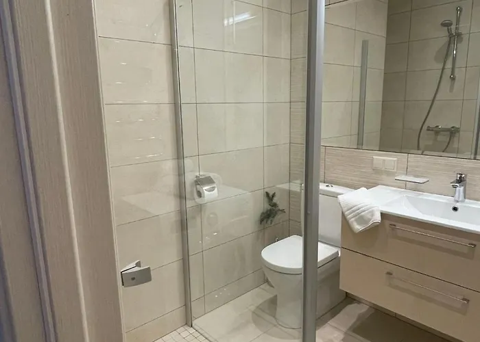 Bright In Palanga-ac-balcony-self Check-in *