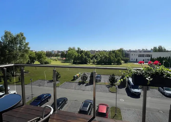 Bright In Palanga-ac-balcony-self Check-in * بالانغا